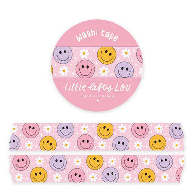 Washi Tape - Pastel Smileys - Little Lefty Lou