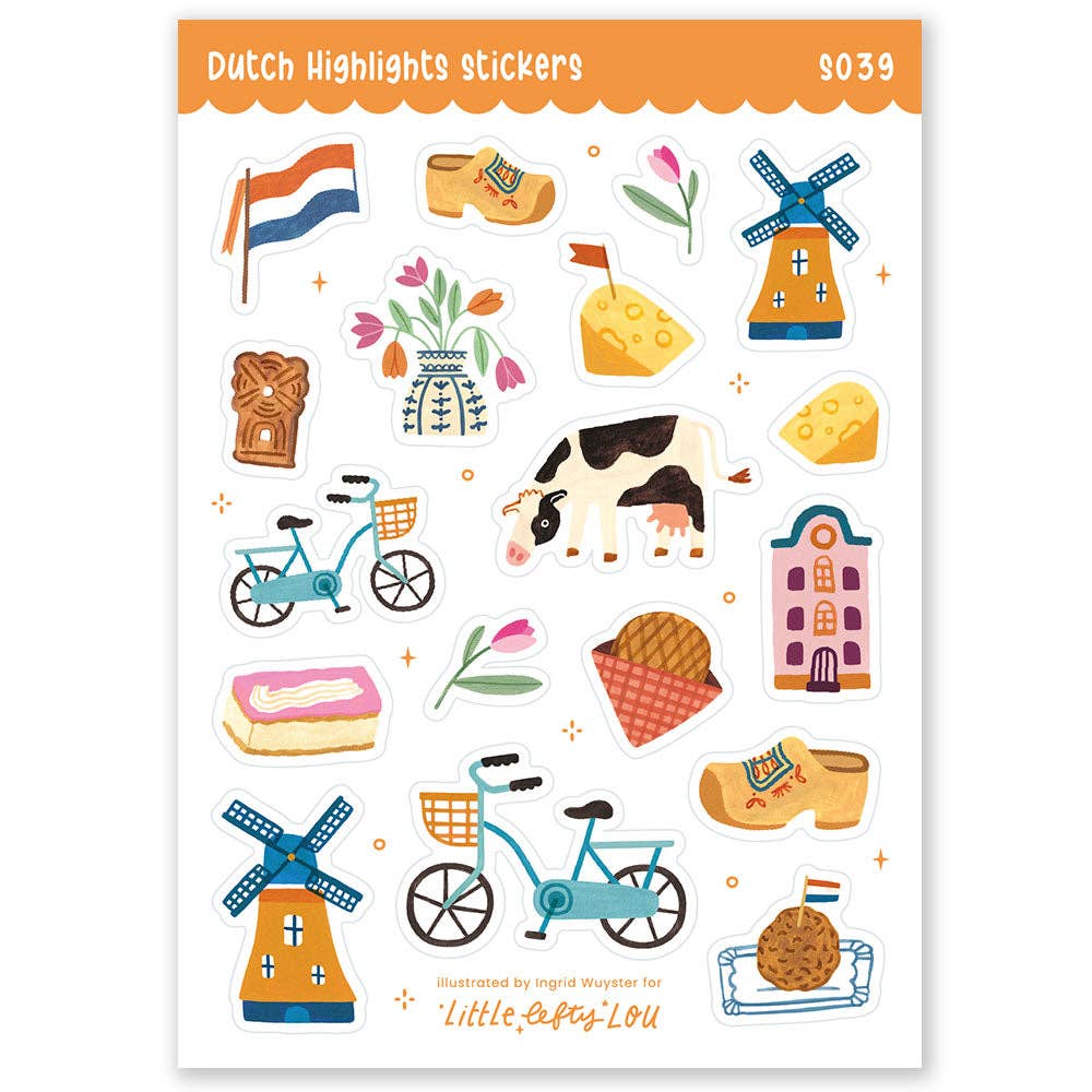 Stickervel Dutch Highlights - Little Lefty Lou