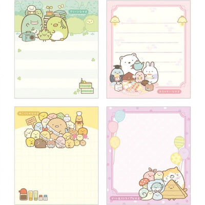Uitklapbaar Memoblok Klein - Sumikkogurashi Everyone Gathers - Alphabet