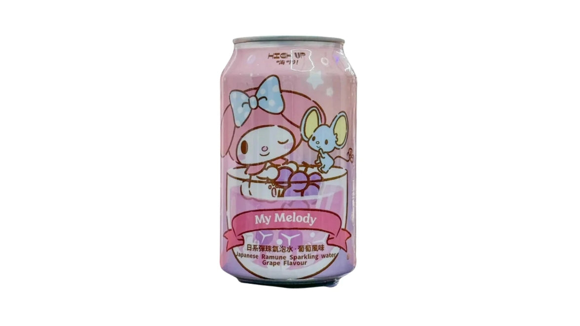 Sanrio Characters Japanese Sparkling Water - Grape Sanrio drink