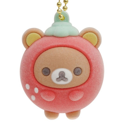 Korilakkuma Keychain - Full of Strawberry Day - Rilakkuma
