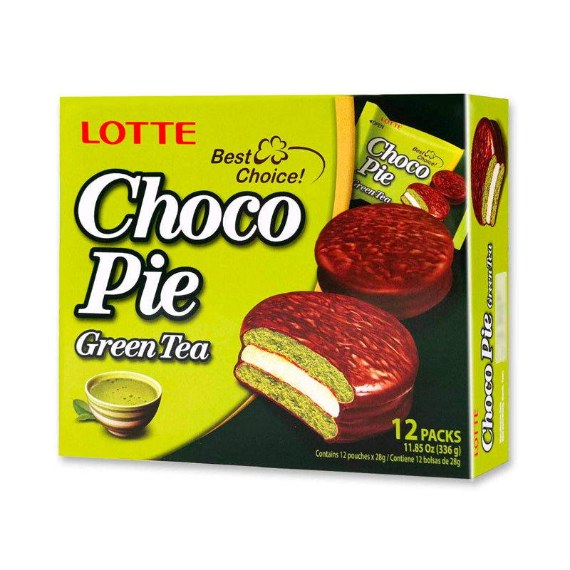 Lotte Choco Pie - Green Tea