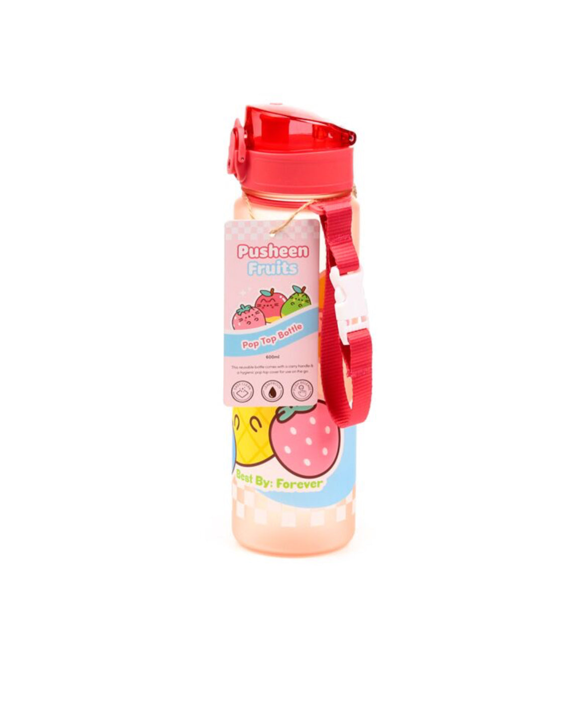 Drinkfles 600ML - Pusheen Fruits