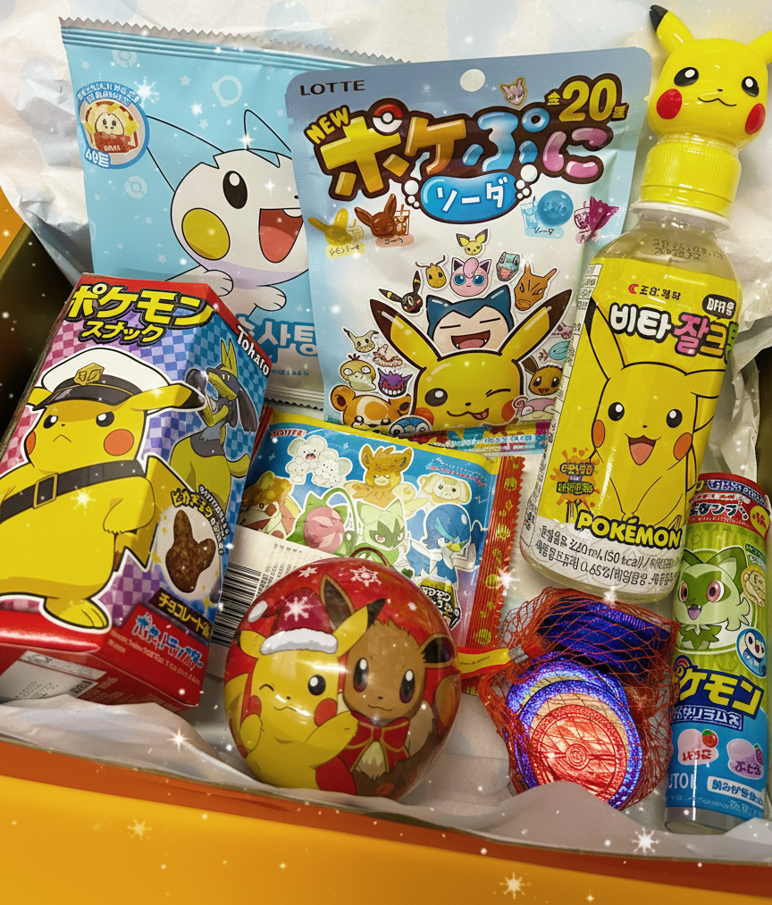 Christmas Giftbox - Pokémon snacks kerstpakket