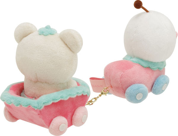 Korilakkuma Mini Plush Set van 2 - Full of Strawberry Day