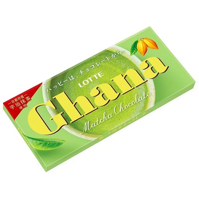 Lotte Ghana Matcha Chocolate Bar THT 31-4-2026