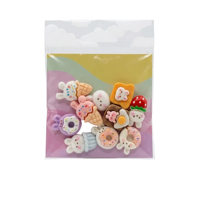 DIY Kawaii Cabochons - Bunny Bakery - 10 PCS bag