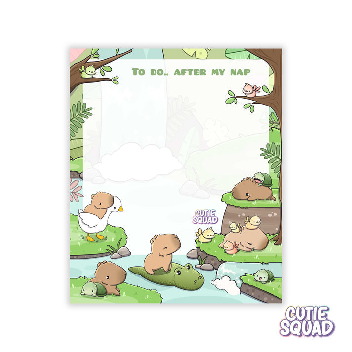 Sticky Notes Block - Capybaras - CutieSquad