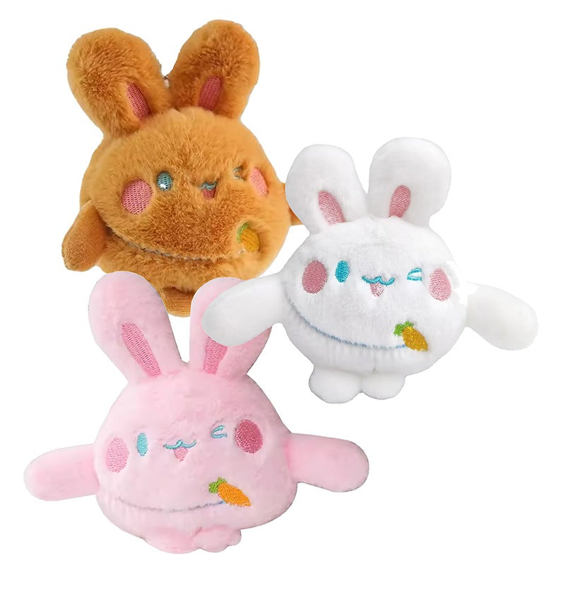 Plushie Soft Bunny Keychain - 1 x surprise kleur