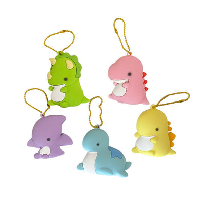 Rubber Kawaii Dino Key Chain - Pick One