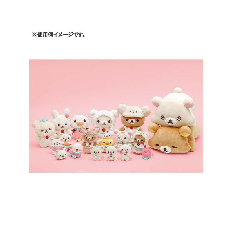 Korilakkuma Plush Keychain Bagcharm - Full of Strawberry Day