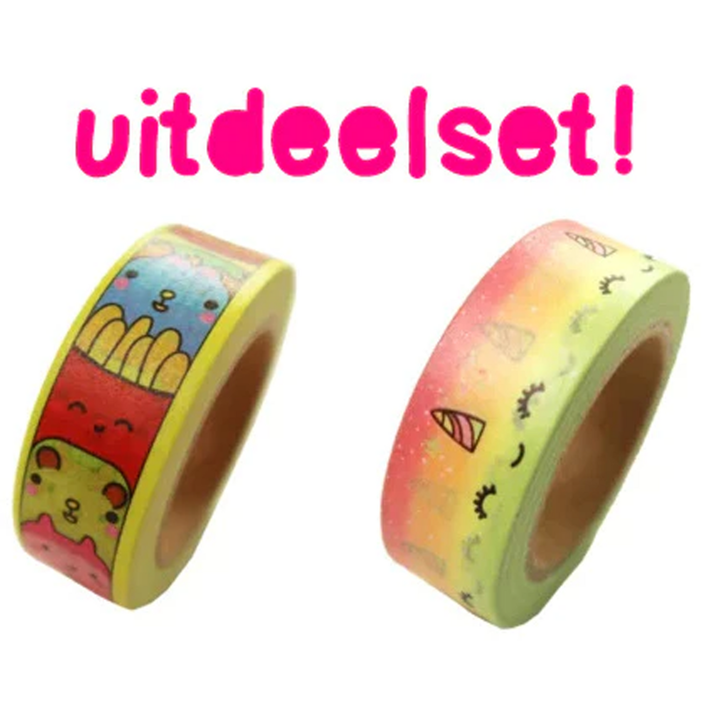 25 X Washi Tape - Kawaii Trakteren