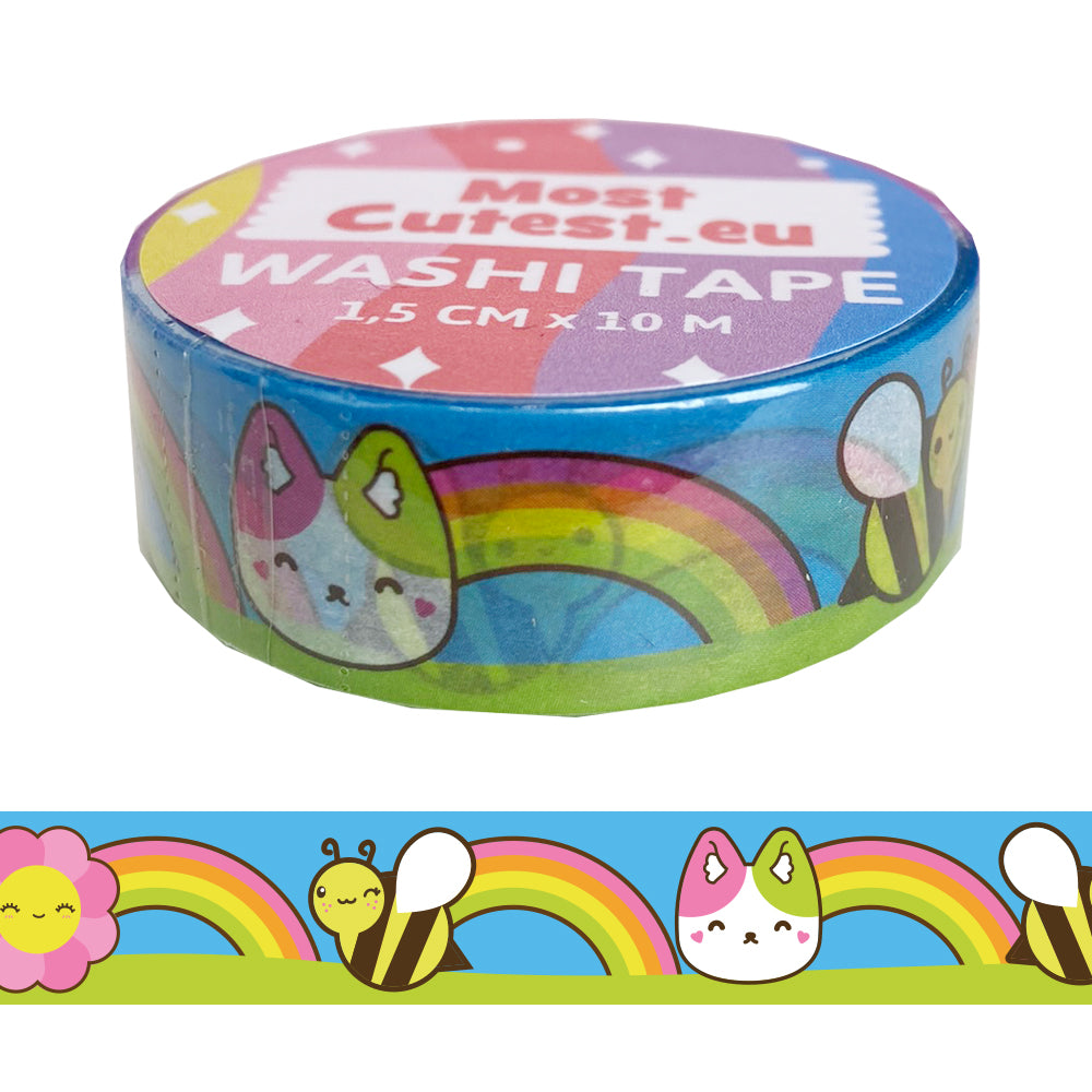 Washi Tape - Rainbow Bee