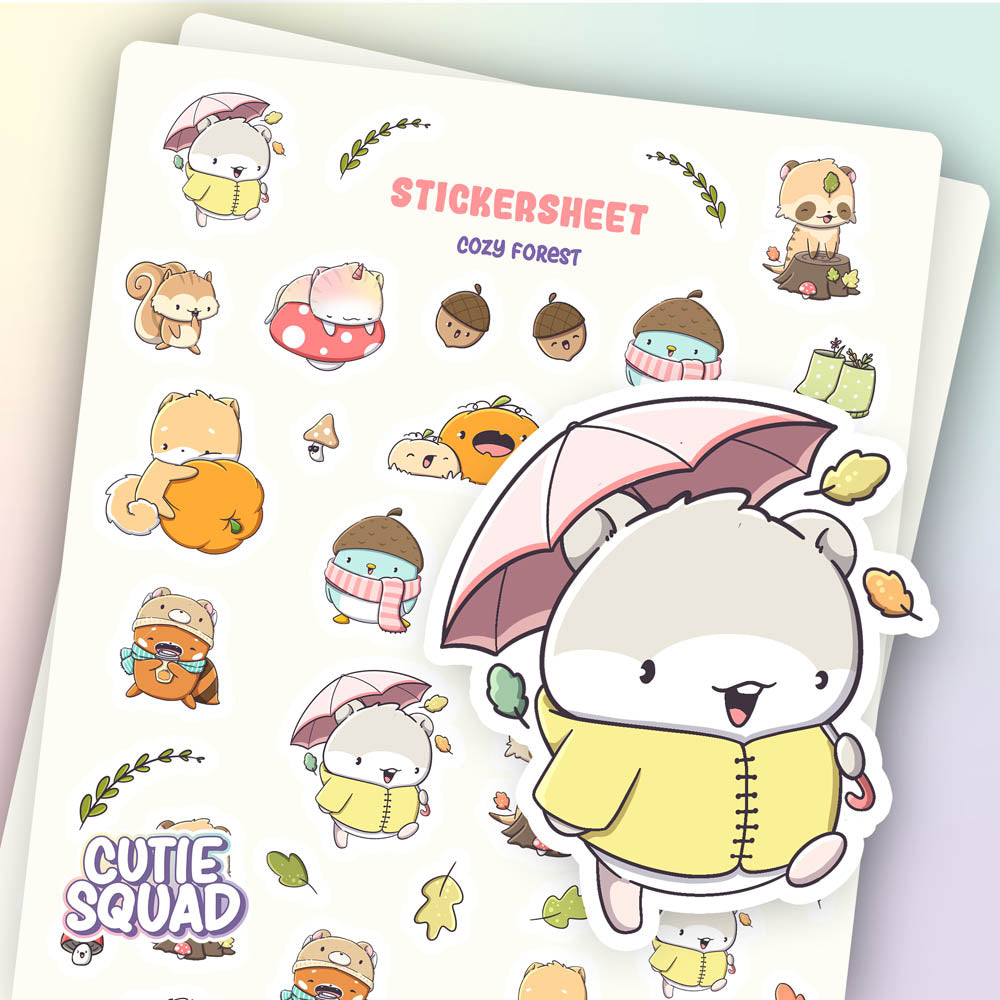 Stickervel - Cozy Forest - CutieSquad