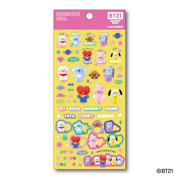 Stickervel - BT21 - Yellow