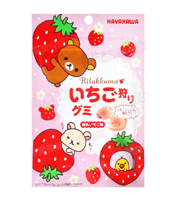 Rilakkuma Ichigo-gari gummy