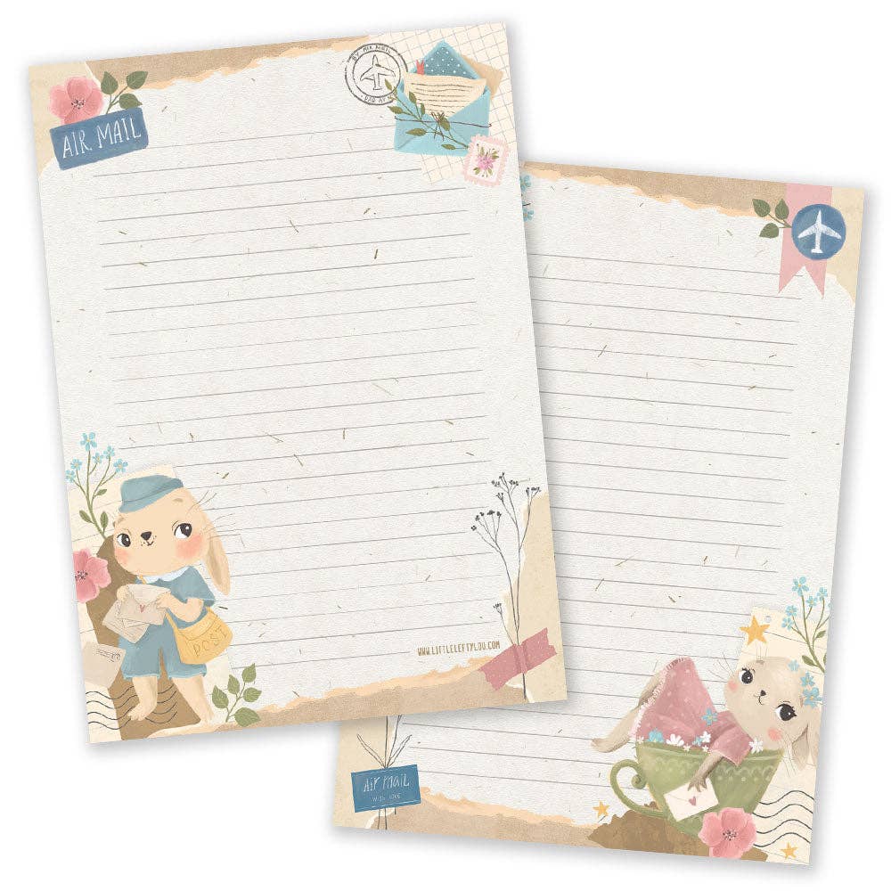 A5 Notepad - Bunny Love Mail (dubbelzijdig)