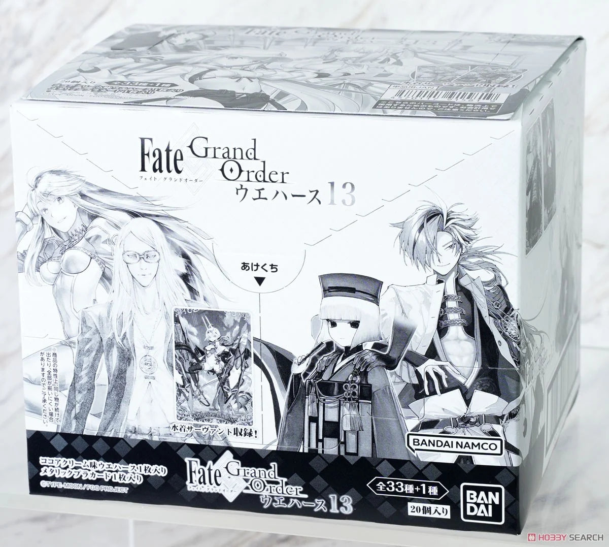 1 Display doos - Bandai Fate/Grand Order Chocolate Wafer Vol.13 THT 30-6-2025