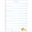 Rilakkuma Notebook B6 met Ringband - Ocean Relax Mood - Blue