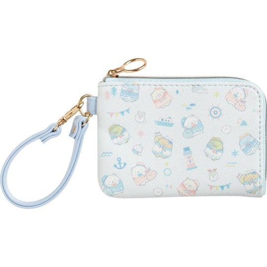 Sumikko Gurashi Pass Case with Strap - Shirokuma's Hometown Theme