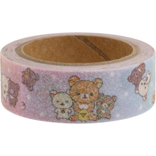 Rilakkuma Glitter Washi Tape - Dot