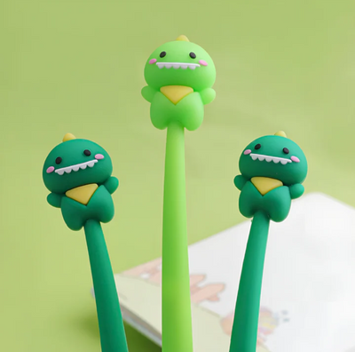 Wobbly Silicone Gel Pen - Dinosaur