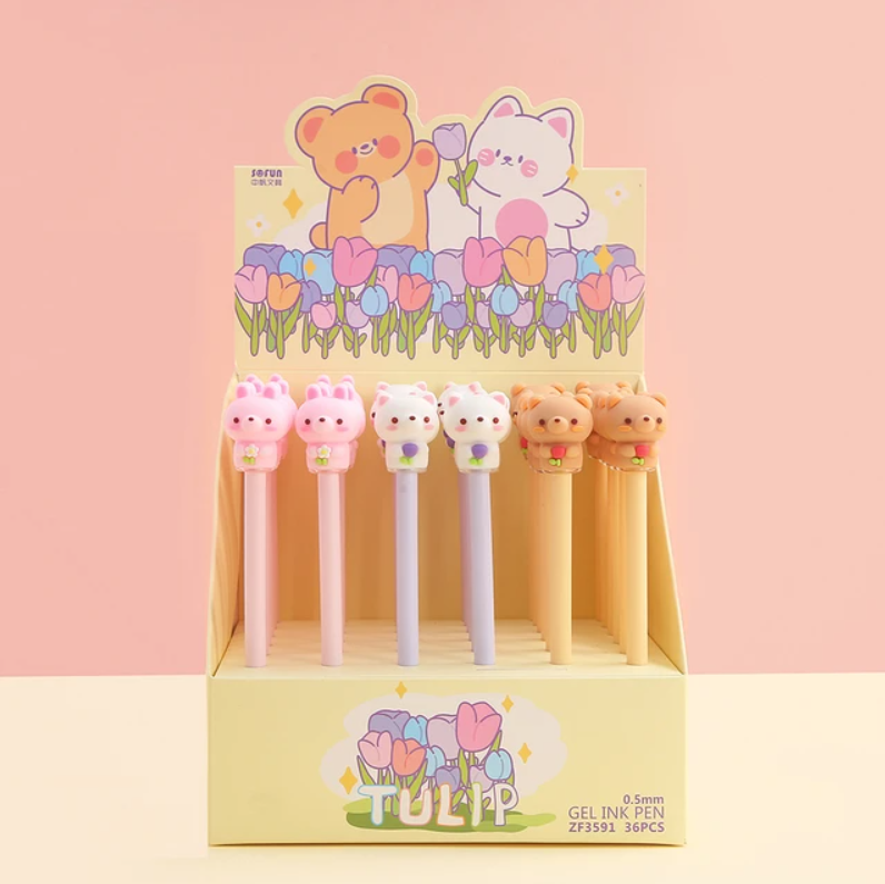 Pen Tulip Animals - Kies je design