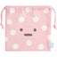 Drawstring Bag - Sumikko Gurashi Shirokuma´s Hometown Theme - Furoshiki Pink