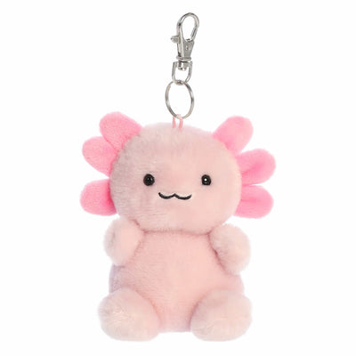 Axolotl Palm Pal Clip-On Keychain - 10 cm