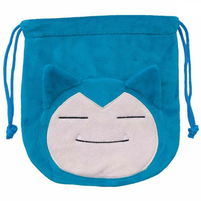 Pokémon Fluffy Drawstring Bag - Snorlax