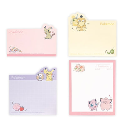 Die-Cut Sticky Notes Pokémon - Pikachu & Friends - Pink