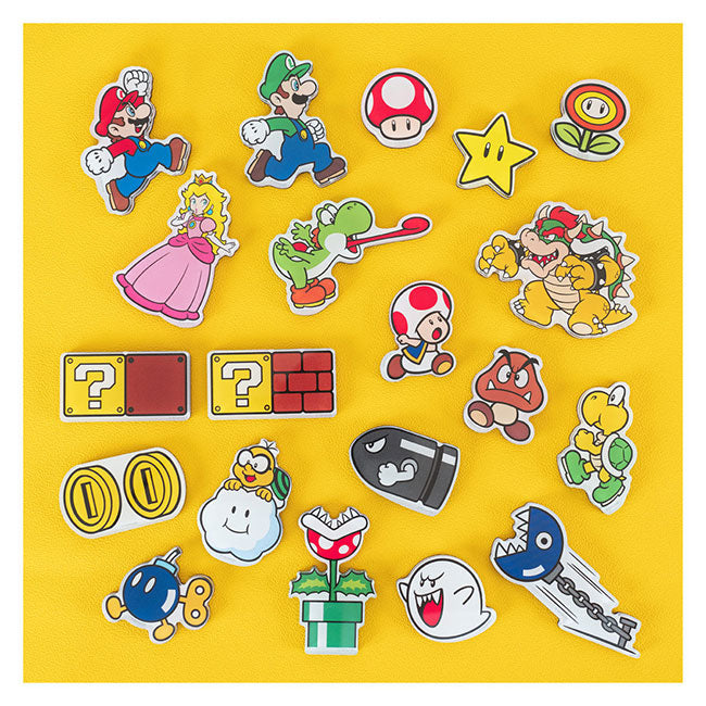 Blindbag Magnet and Memocard Set - Super Mario Characters