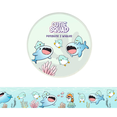 Washi Tape - Penguins & Whales - CutieSquad