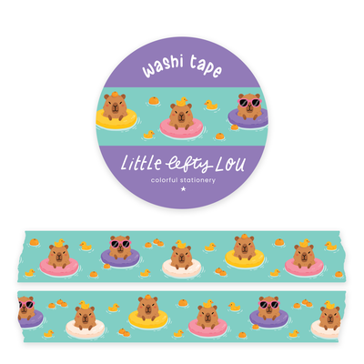Washi Tape - Beach Capibaras