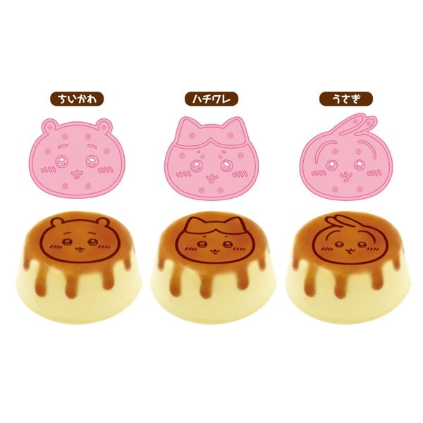 Chiikawa Stamped Pudding + Caramel Sauce