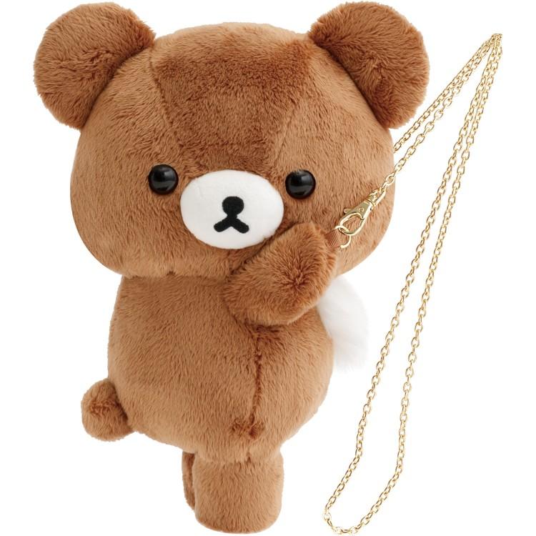 Chairoikoguma Plush Pochette Bag - Rilakkuma Kumakyun Days