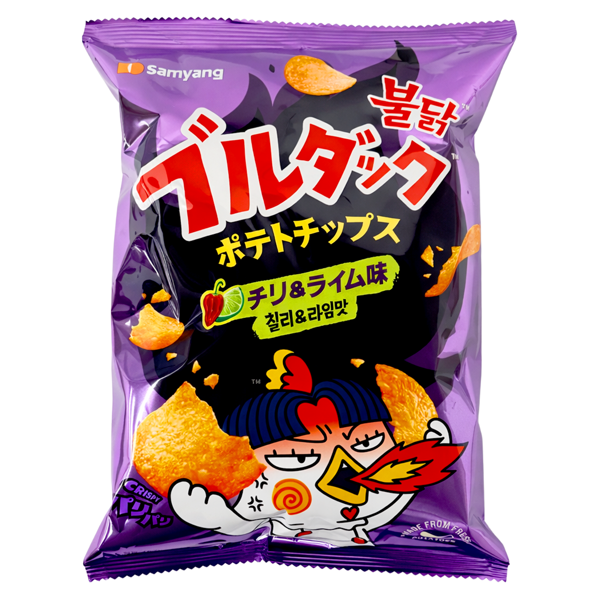 Samyang Buldak Potato Chips Habanero & Lime