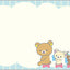 Mini Briefpapierset - Rilakkuma Cat Public Bathhouse - Blue
