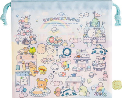 Drawstring Bag - San-X Town - Rainbow