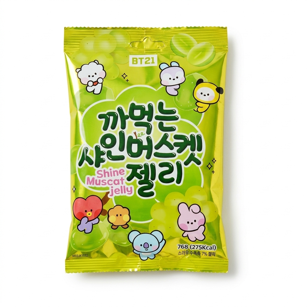 BT21 Peeling Soft Candy Muscat Grape THT 23-6-2026