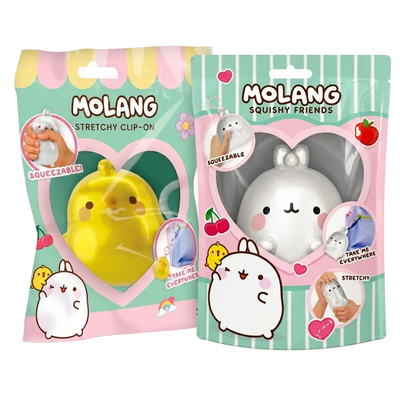 Molang Squishy - Molang of Piu Piu Stretchy Clip-On