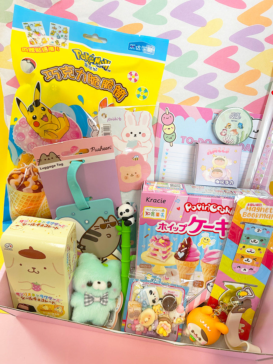 Kawaii Surprise Box Summer Edition 🥥🌴- 50% voordeel 🌺(15 items)