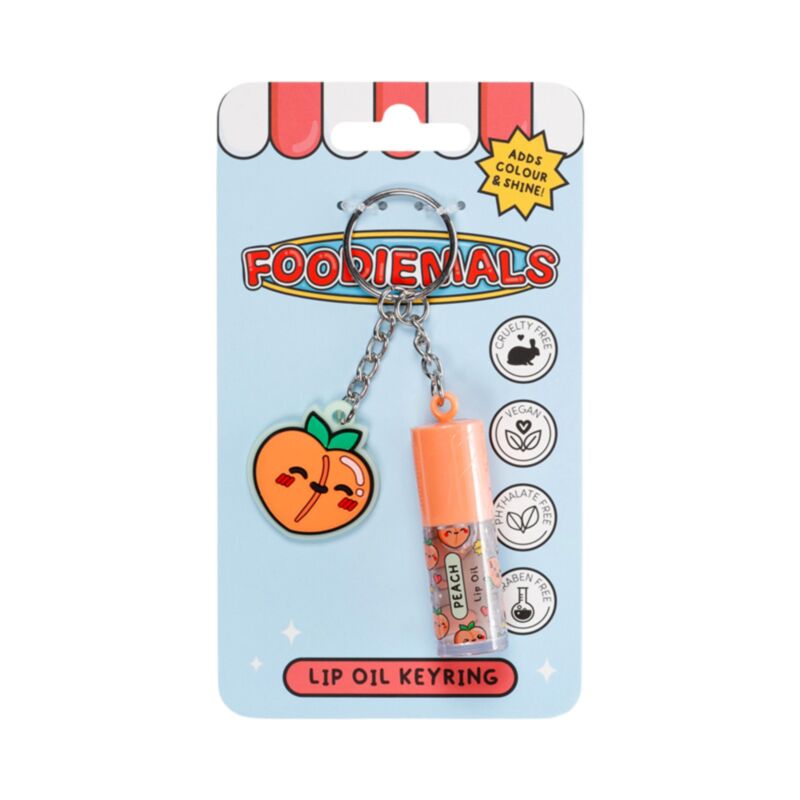 Foodiemals Lip Oil Charm - Peach