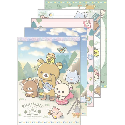 Memoblok Groot - Rilakkuma Komorebi Camp - Adventure