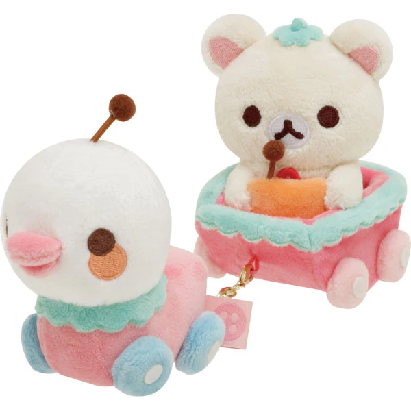 Korilakkuma Mini Plush Set van 2 - Full of Strawberry Day