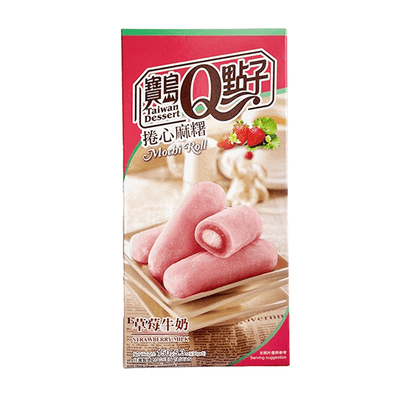 Mochi Rolls Strawberry Milk