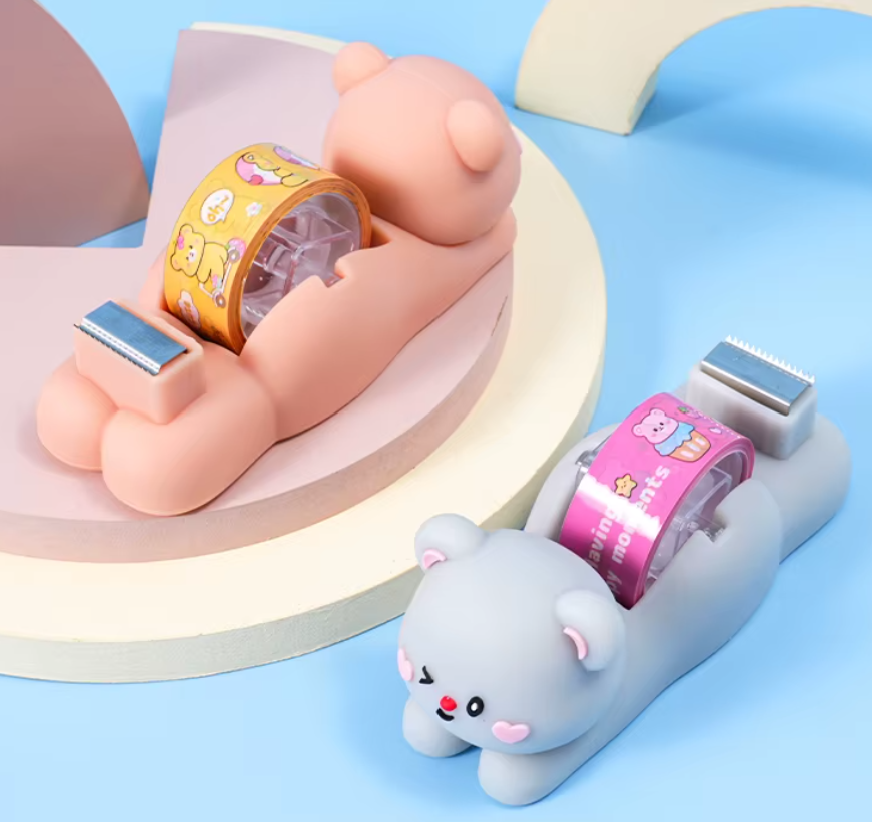 Kawaii Tape Dispenser Bear - Kies je Kleur