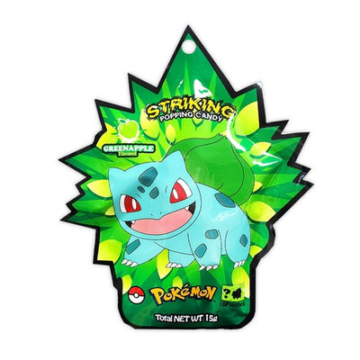 Pokémon Candy - Striking Popping Candy - Green Apple (Bulbasaur)