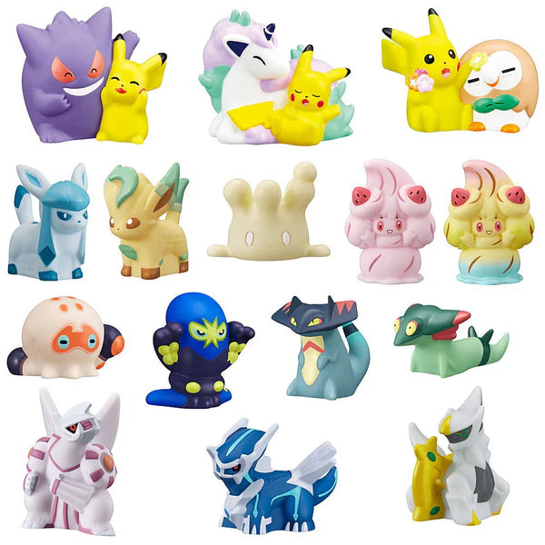Pokémon Figure + Chewing Gum (1pcs) serie: Pokémon Kids: Dialga, Palkia & Arceus