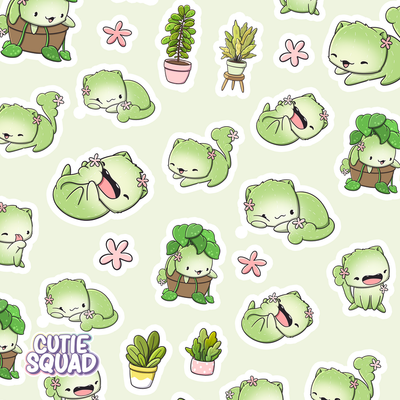 Stickervel - Silly Cactus Cats - CutieSquad